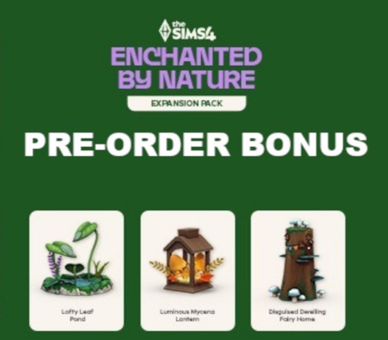 The Sims 4 - Enchanted by Nature - Pre-Order Bonus PC EA App CD Key (REST OF THE WORLD)