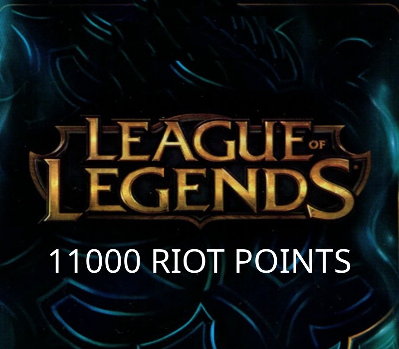 League of Legends 11000 RP Prepaid Card EU