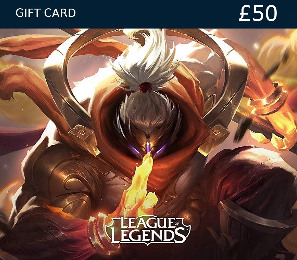 League of Legends 50 GBP Prepaid RP Card UK