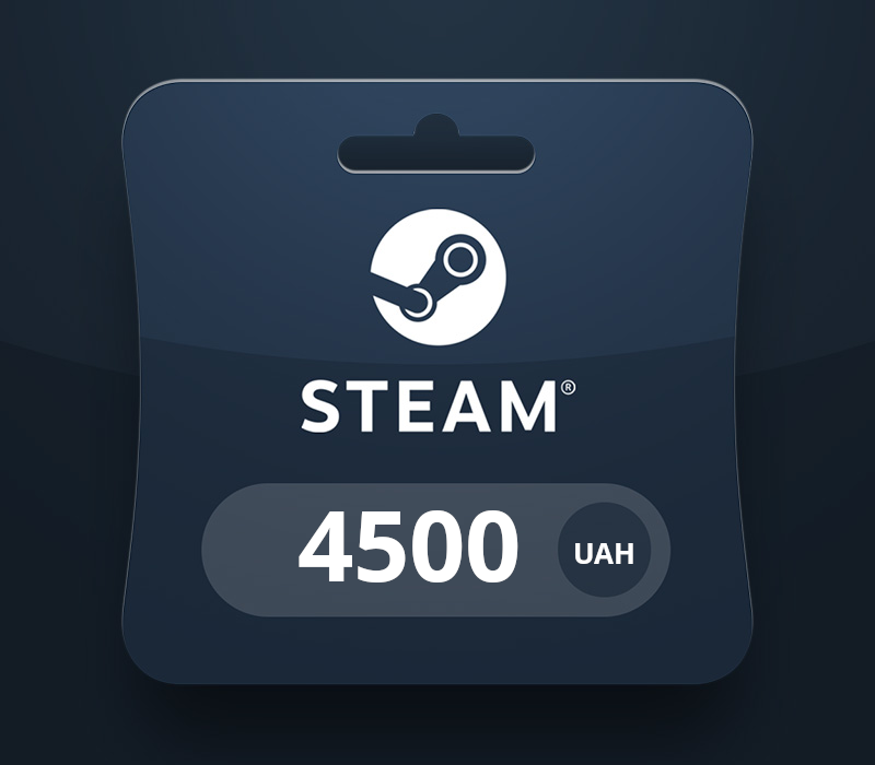 Steam Wallet Card UAH 4500 UA Activation Code