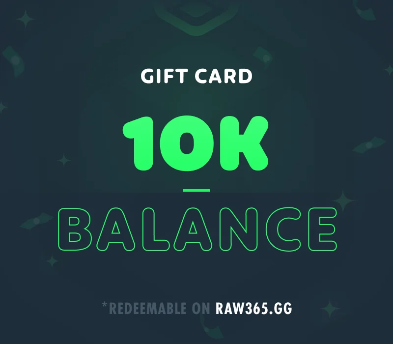 RAW365 10,000 Balance Gift Card