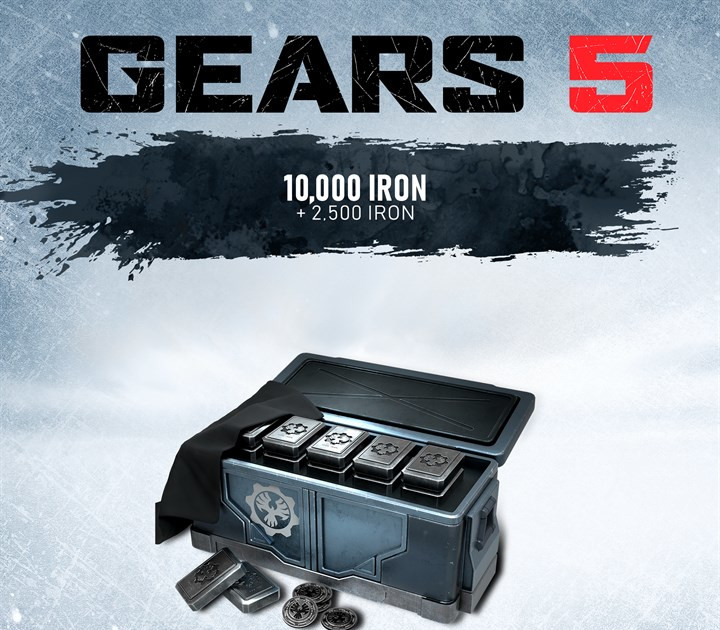 Gears 5 - 12500 Iron DLC EU XBOX One / Windows 10 CD Key ( EUROPE - all countries)