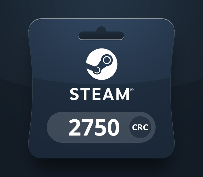 Steam Wallet CRC 2750 Gift Card