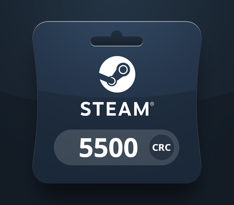 Steam Wallet CRC 5500 Gift Card