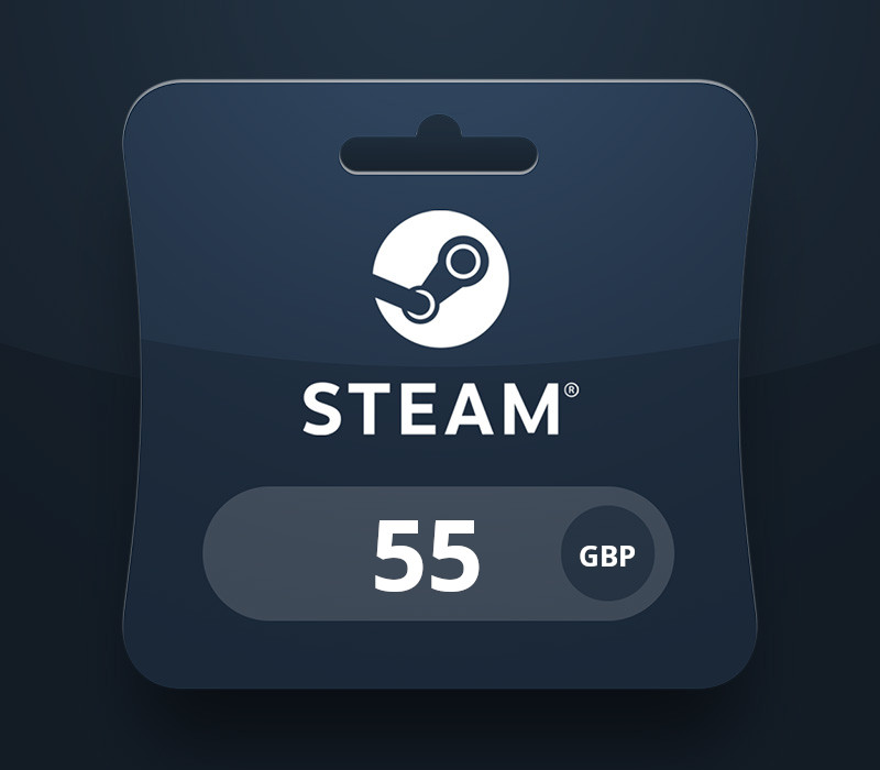 Steam Wallet GBP 55 Gift Card UK