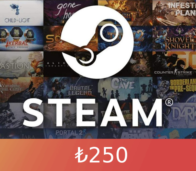 Steam Gift Card ₺250 TR Activation Code (OTHER)