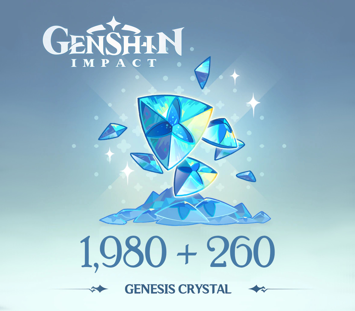 Genshin Impact - 1,980 + 260 Genesis Crystals redeemcodeonline.com Voucher