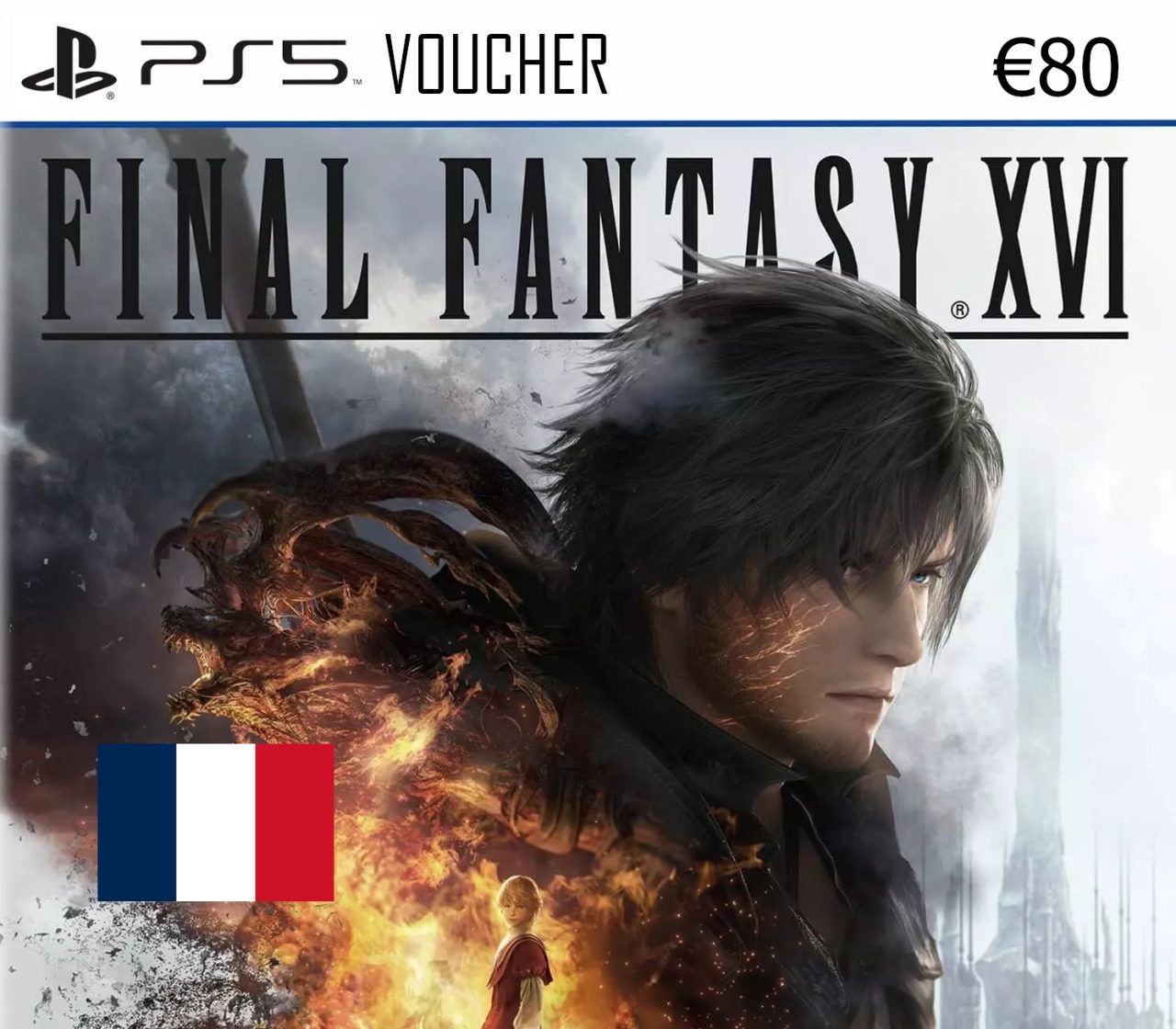 Final Fantasy XVI FR PlayStation Network Card €80 (OTHER)