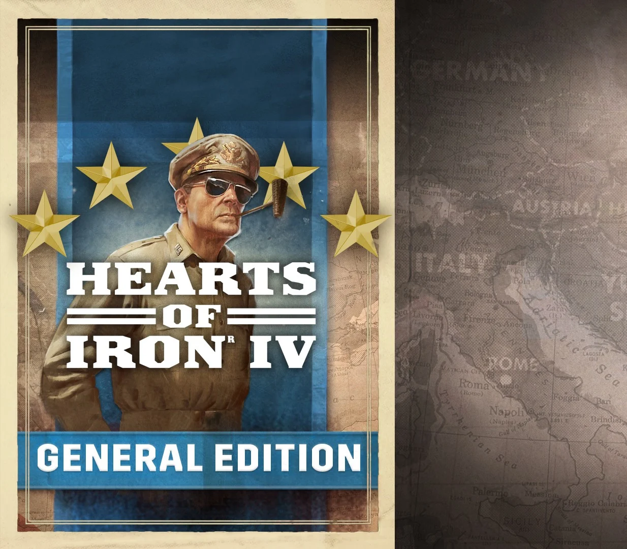 Hearts of Iron IV: General Edition RoW PC Steam CD Key ( Rest of the world (RoW) - custom)