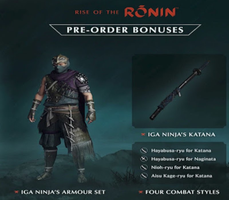 Rise of the Ronin - Pre-Order Bonus DLC EU PS5 CD Key ( EUROPE - all countries)