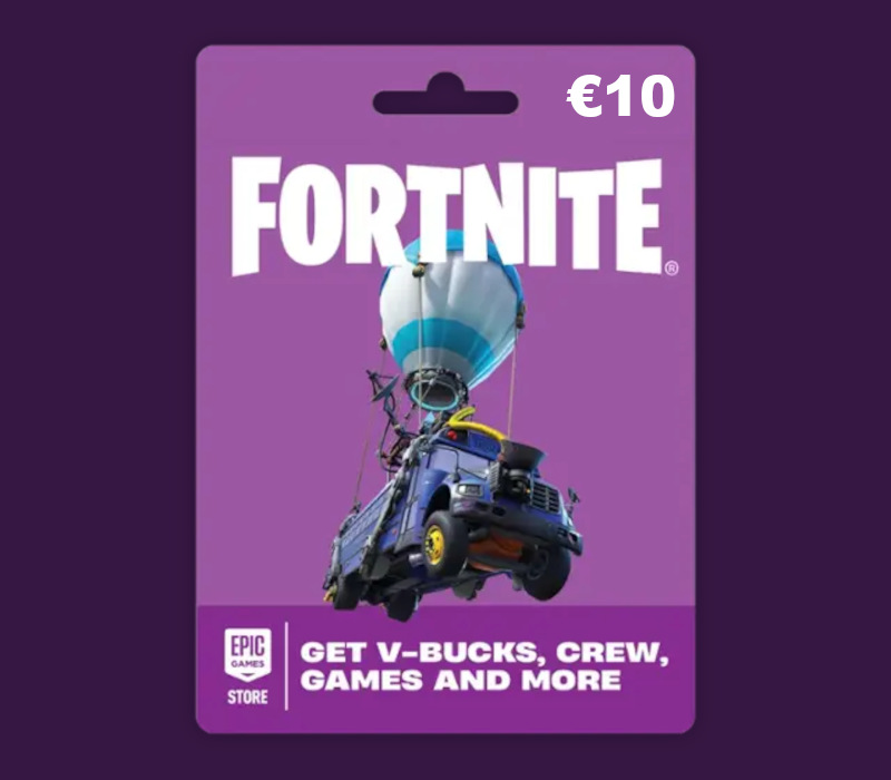 Fortnite EUR 10 PC Epic Games Gift Card EU