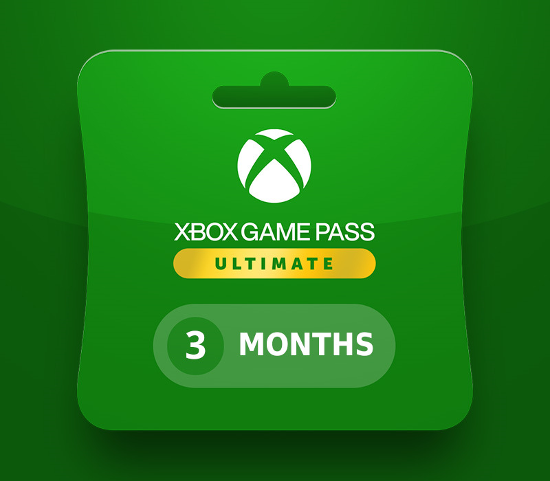 Xbox Game Pass Ultimate - 3 Month Subscription Card DE